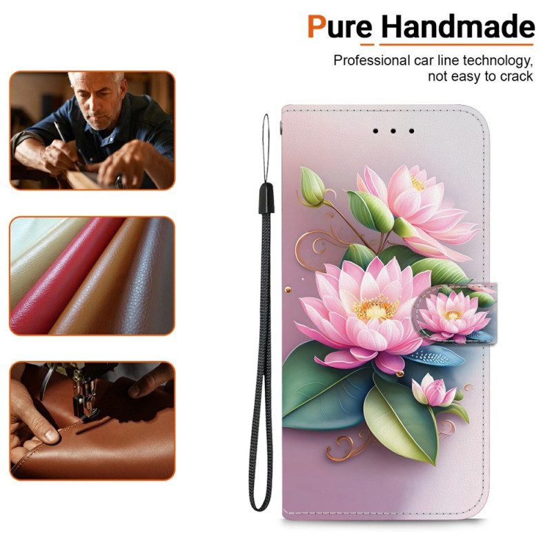 Fodral Xiaomi Redmi Note 14 4g Lotusblomma