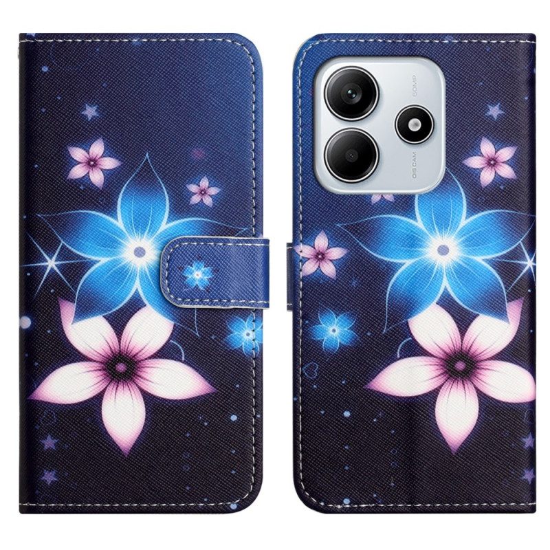 Fodral Xiaomi Redmi Note 14 4g Månblommor