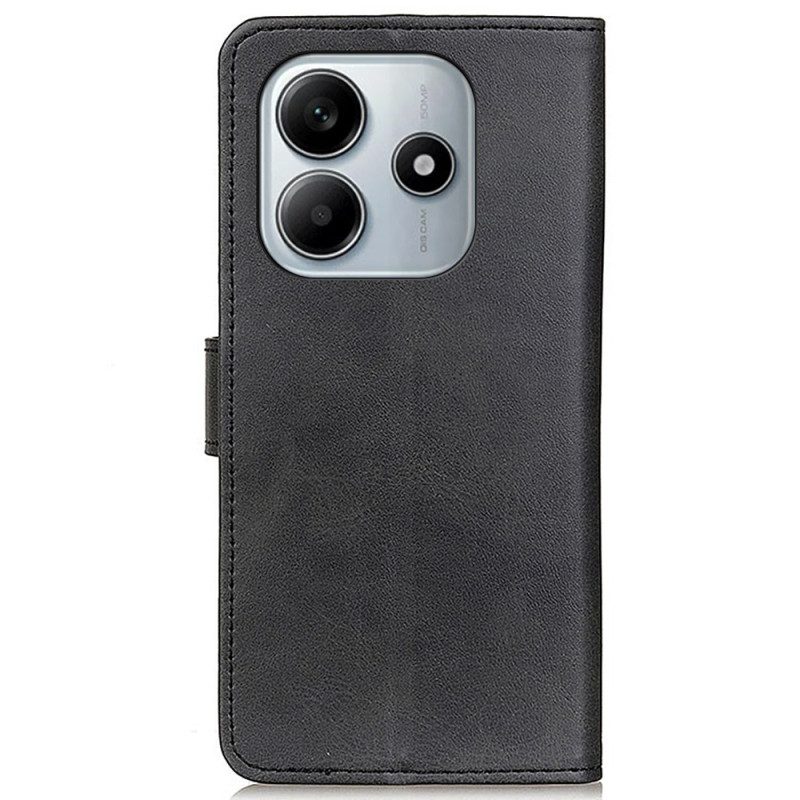 Fodral Xiaomi Redmi Note 14 4g Matt Konstläder