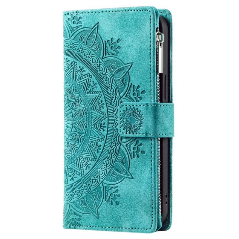 Fodral Xiaomi Redmi Note 14 4g Plånbok Med Mandala-mockaeffekt
