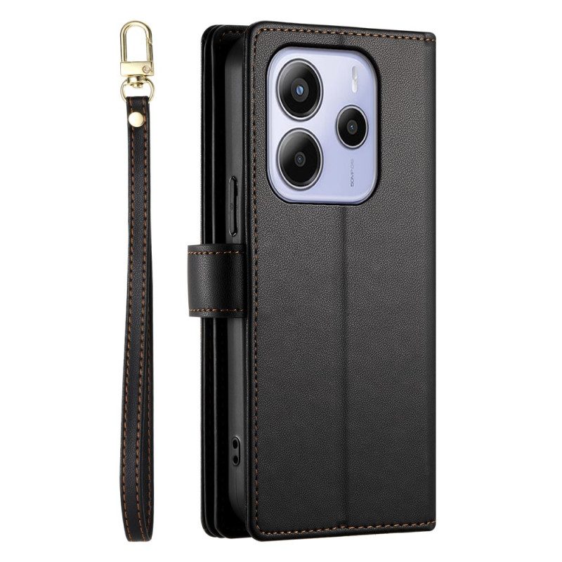 Fodral Xiaomi Redmi Note 14 4g Plånbok Och Remmar
