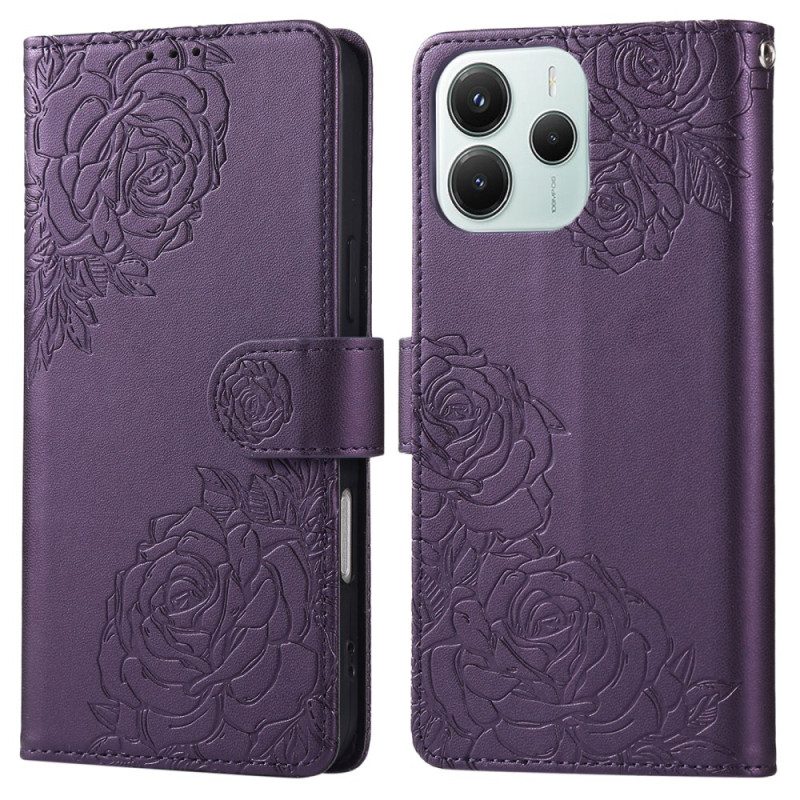 Fodral Xiaomi Redmi Note 14 5g Blommigt