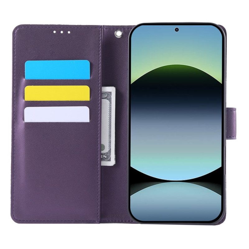 Fodral Xiaomi Redmi Note 14 5g Blommigt