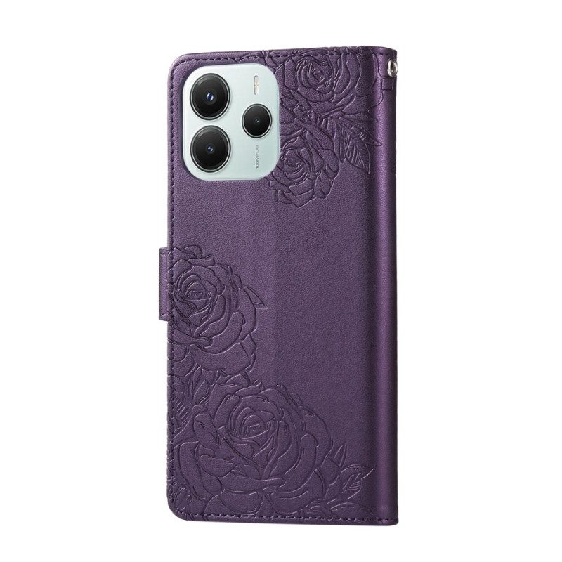 Fodral Xiaomi Redmi Note 14 5g Blommigt