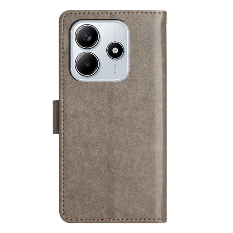 Fodral Xiaomi Redmi Note 14 5g Blommor Och Fjärilar