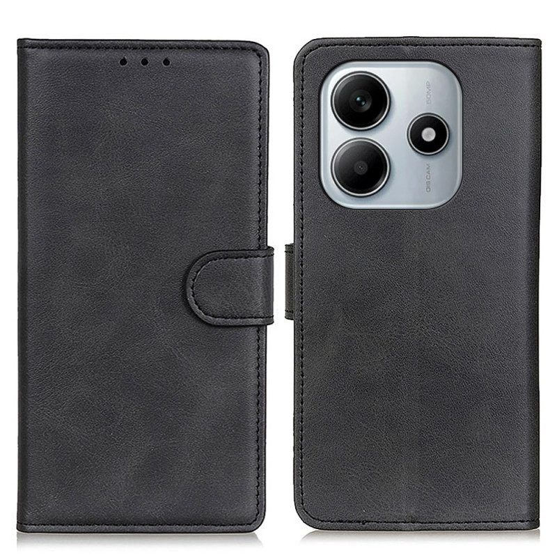 Fodral Xiaomi Redmi Note 14 5g Matt Konstläder