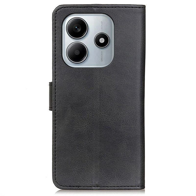 Fodral Xiaomi Redmi Note 14 5g Matt Konstläder