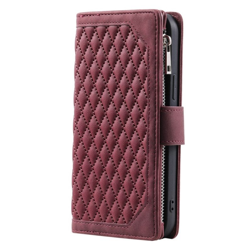 Fodral Xiaomi Redmi Note 14 5g Plånbok Quiltad
