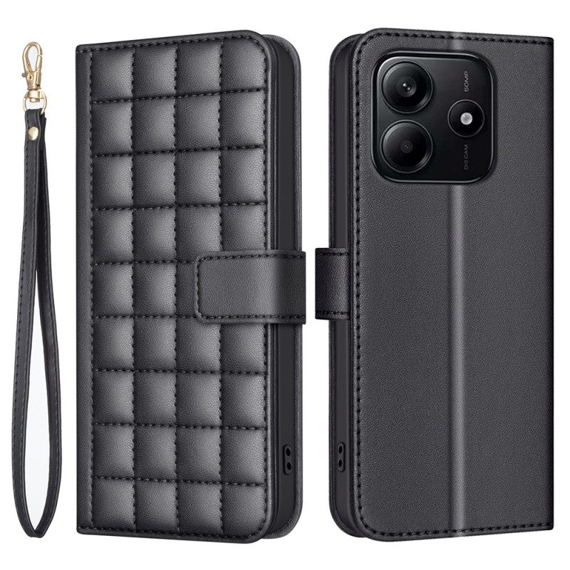 Fodral Xiaomi Redmi Note 14 5g Premium Quiltad