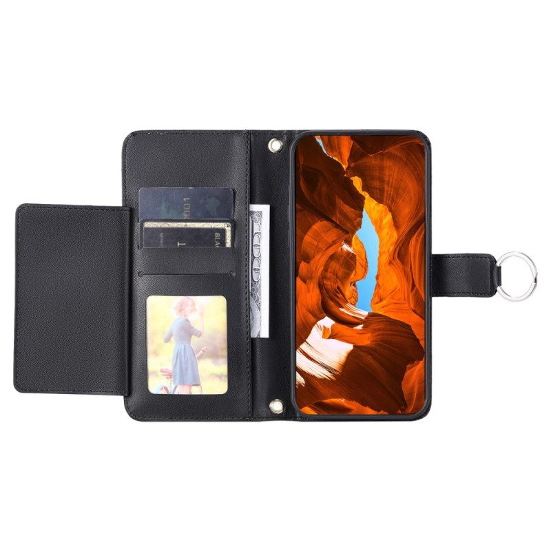 Fodral Xiaomi Redmi Note 14 5g Quiltad Med Rem Och Axelrem