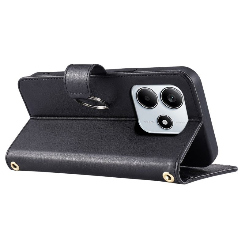 Fodral Xiaomi Redmi Note 14 5g Quiltad Med Rem Och Axelrem