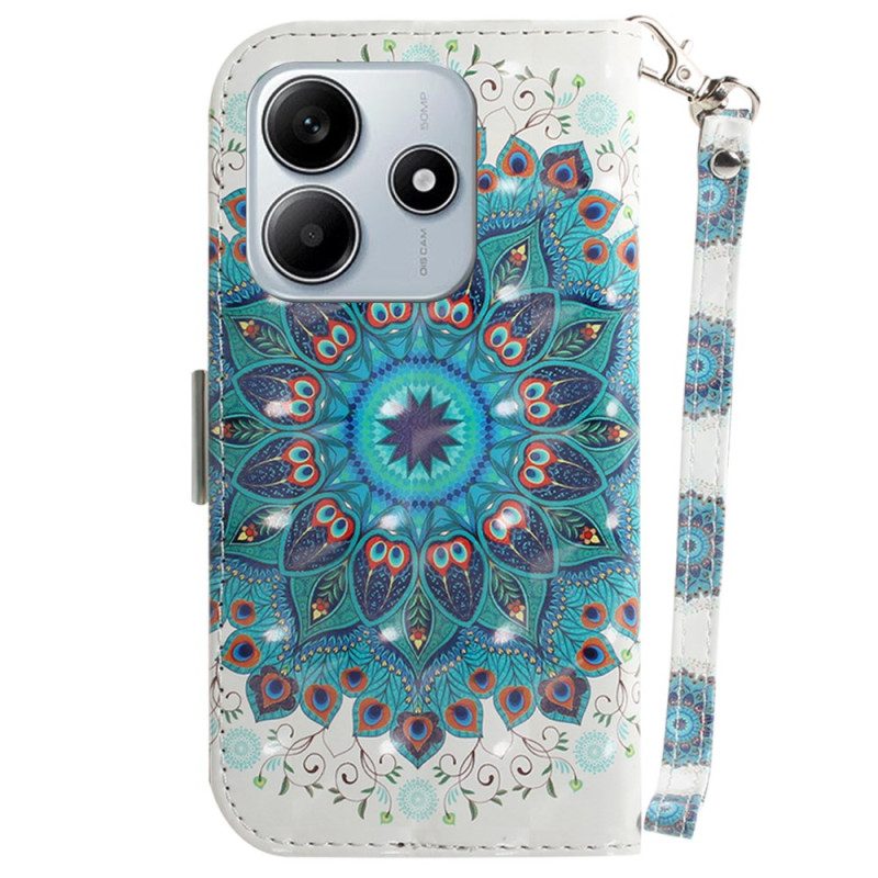 Fodral Xiaomi Redmi Note 14 5g Snodd Med Grön Mandala