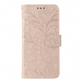 Fodral Xiaomi Redmi Note 14 Pro 4g Blommig Spets