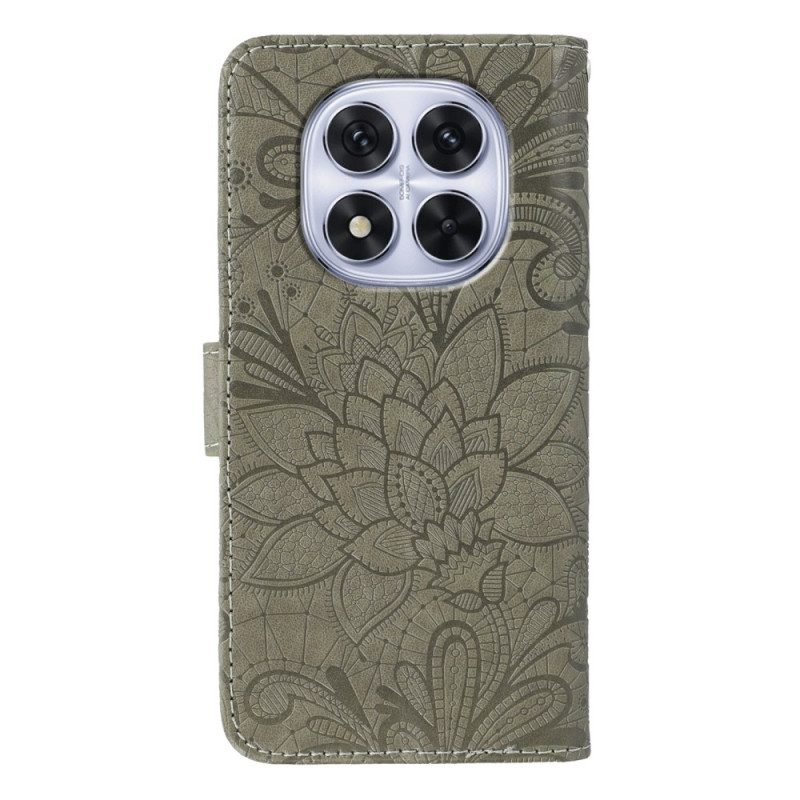Fodral Xiaomi Redmi Note 14 Pro 4g Blommig Spets