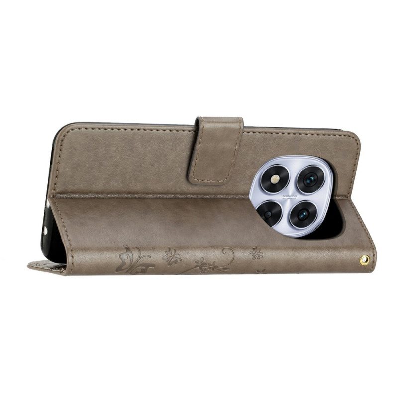 Fodral Xiaomi Redmi Note 14 Pro 4g Blomster