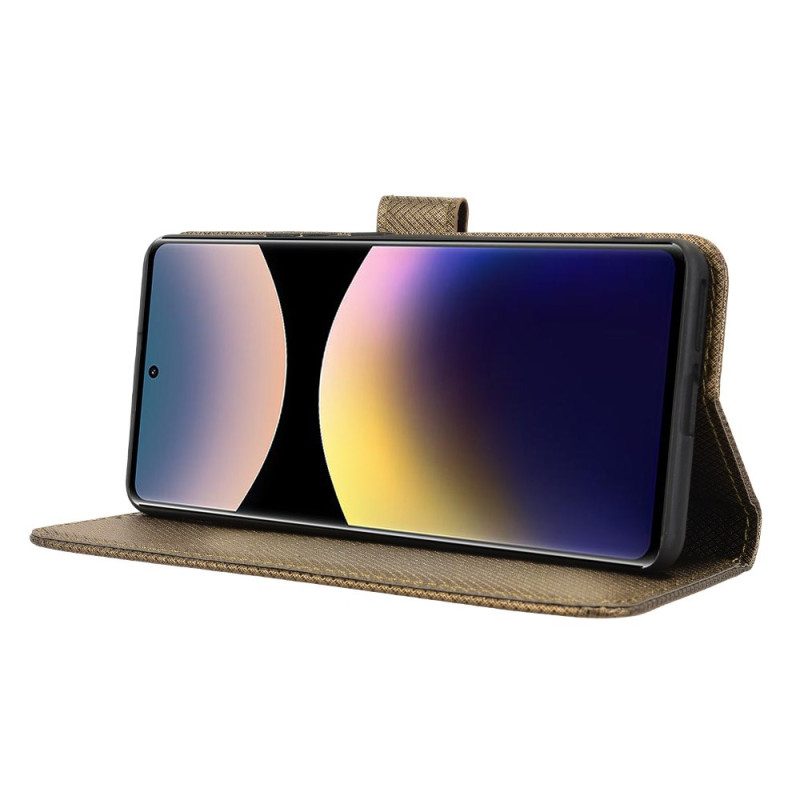 Fodral Xiaomi Redmi Note 14 Pro 4g Diamantstruktur