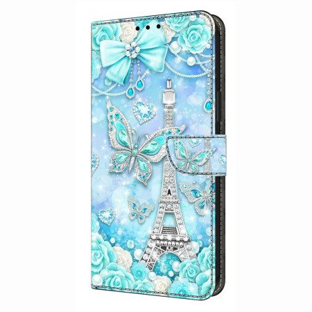 Fodral Xiaomi Redmi Note 14 Pro 4g Eiffeltornet Och Diamanter