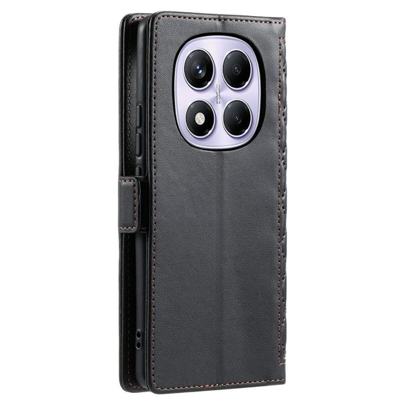 Fodral Xiaomi Redmi Note 14 Pro 4g Quiltad Med Rem