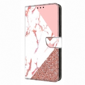 Fodral Xiaomi Redmi Note 14 Pro 4g Triangulär Marmor