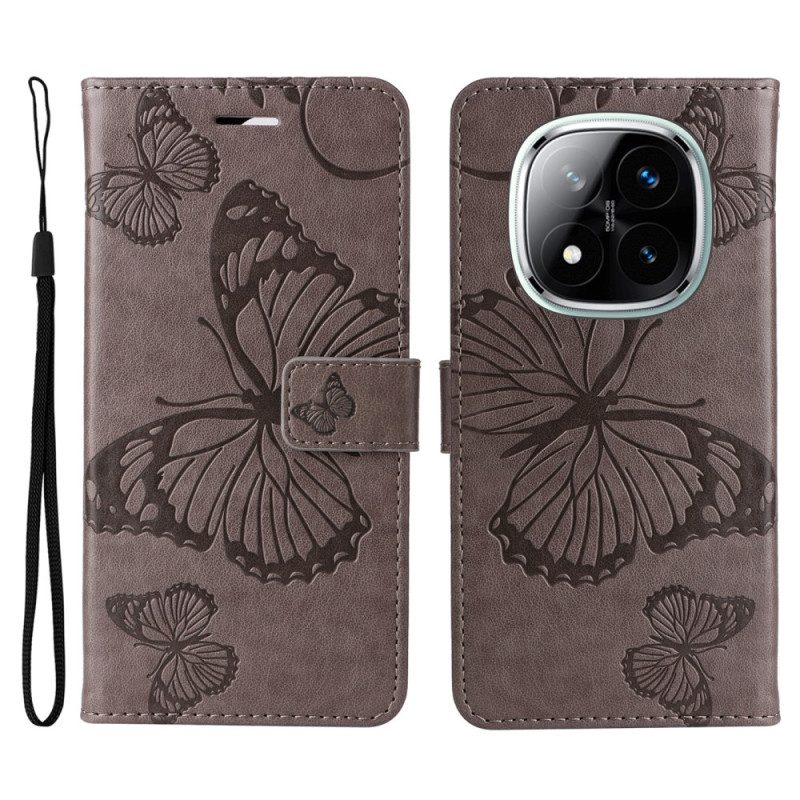 Fodral Xiaomi Redmi Note 14 Pro 5g Jättefjärilar