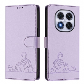 Fodral Xiaomi Redmi Note 14 Pro 5g Rfid-skyddande Kattmotiv