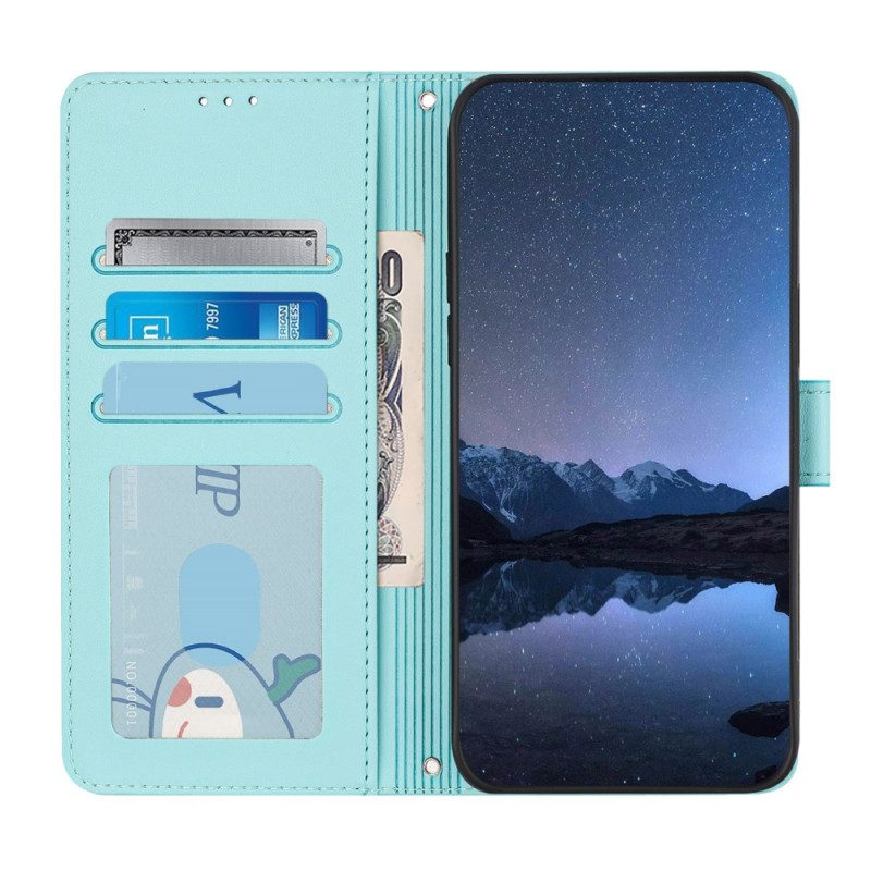 Fodral Xiaomi Redmi Note 14 Pro 5g Rfid-skyddande Kattmotiv