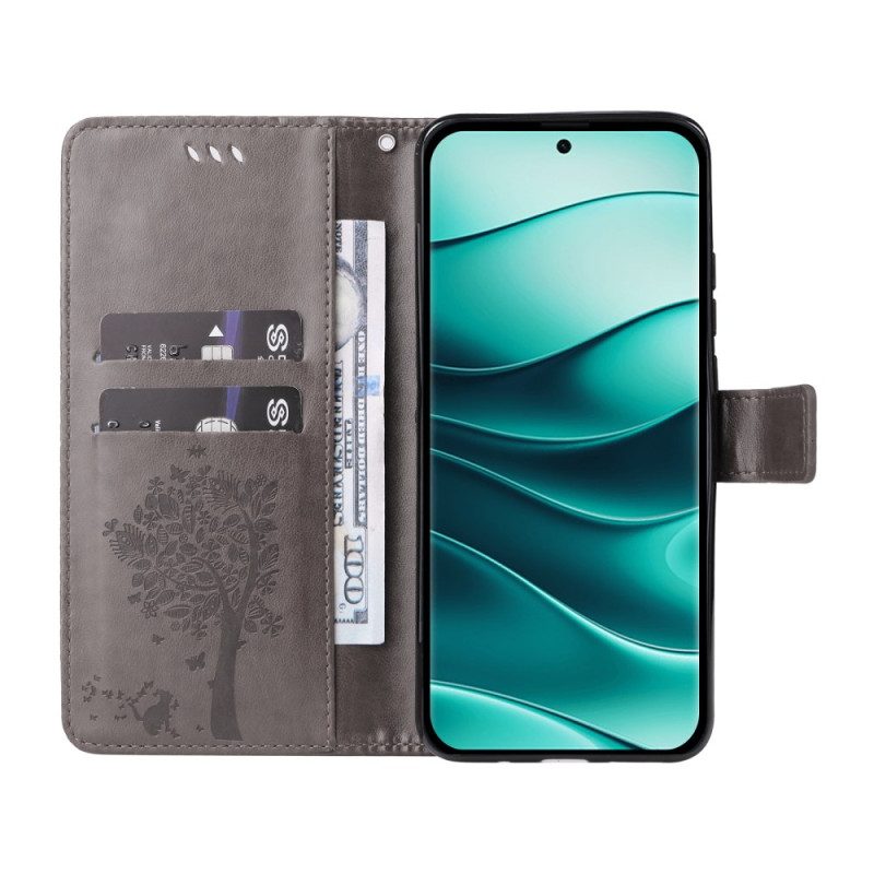 Fodral Xiaomi Redmi Note 14 Pro 5g Träd Och Katt