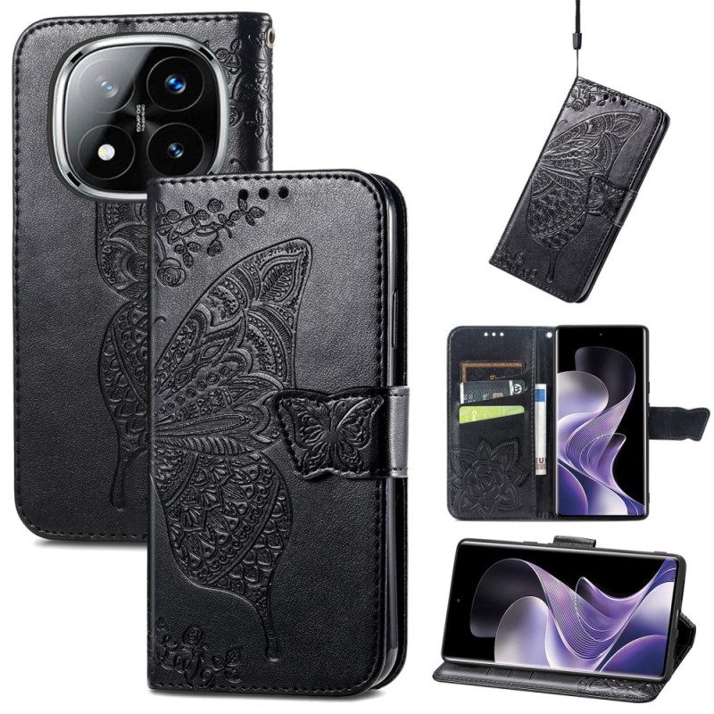 Fodral Xiaomi Redmi Note 14 Pro Plus 5g Barockfjäril