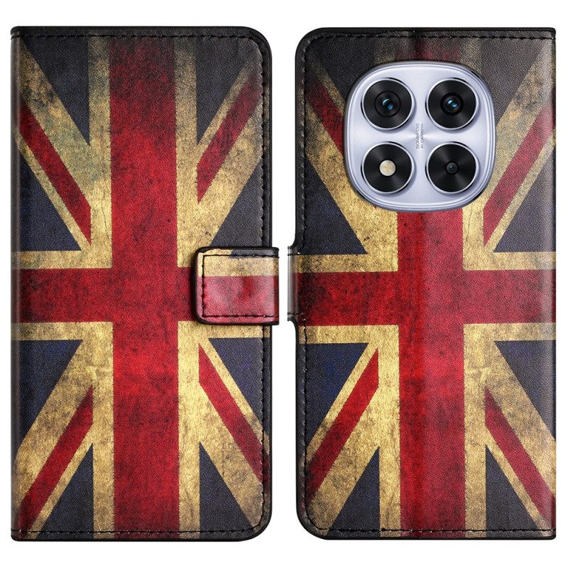 Fodral Xiaomi Redmi Note 14 Pro Plus 5g Brittisk Vintageflagga