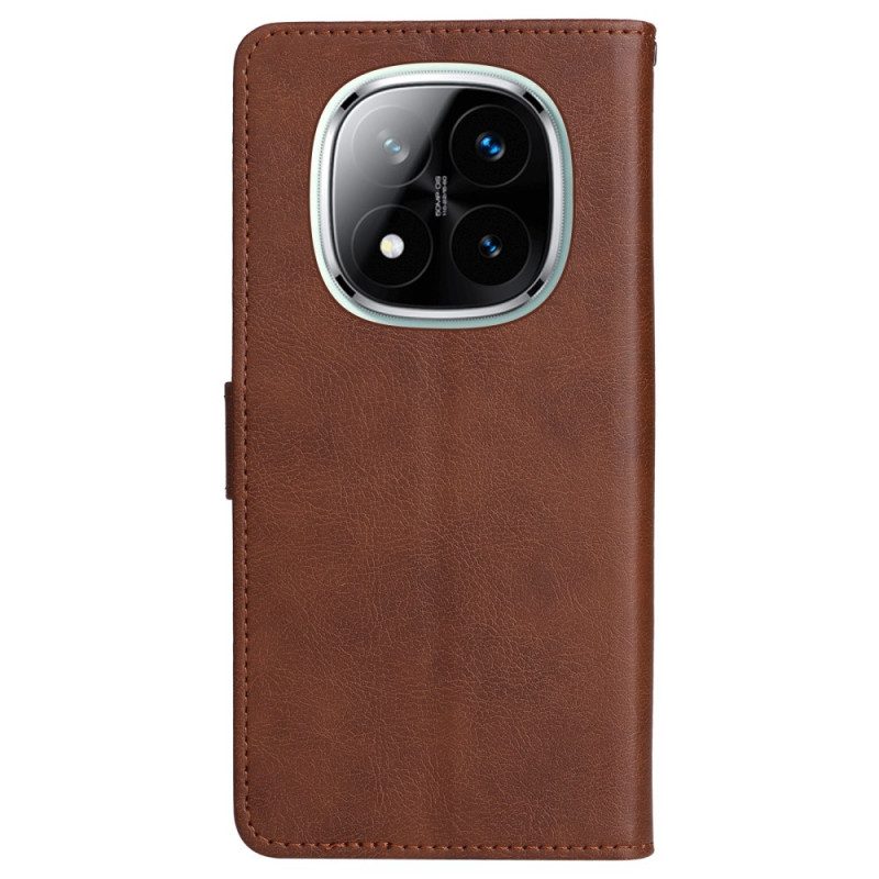 Fodral Xiaomi Redmi Note 14 Pro Plus 5g Enfärgat Konstläder