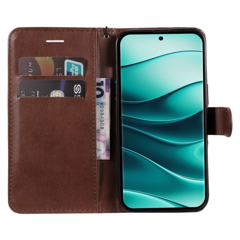 Fodral Xiaomi Redmi Note 14 Pro Plus 5g Enfärgat Konstläder