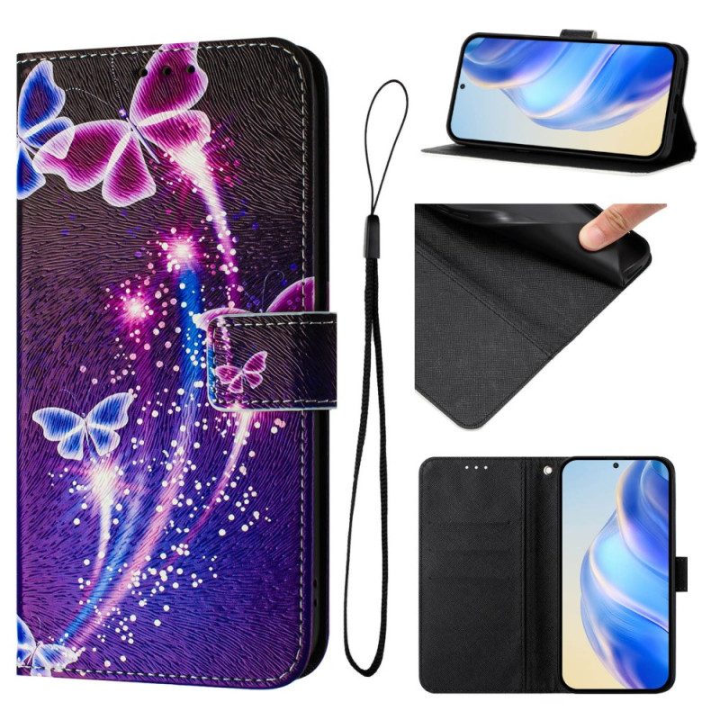 Fodral Xiaomi Redmi Note 14 Pro Plus 5g Festligt Fjärilsmönster