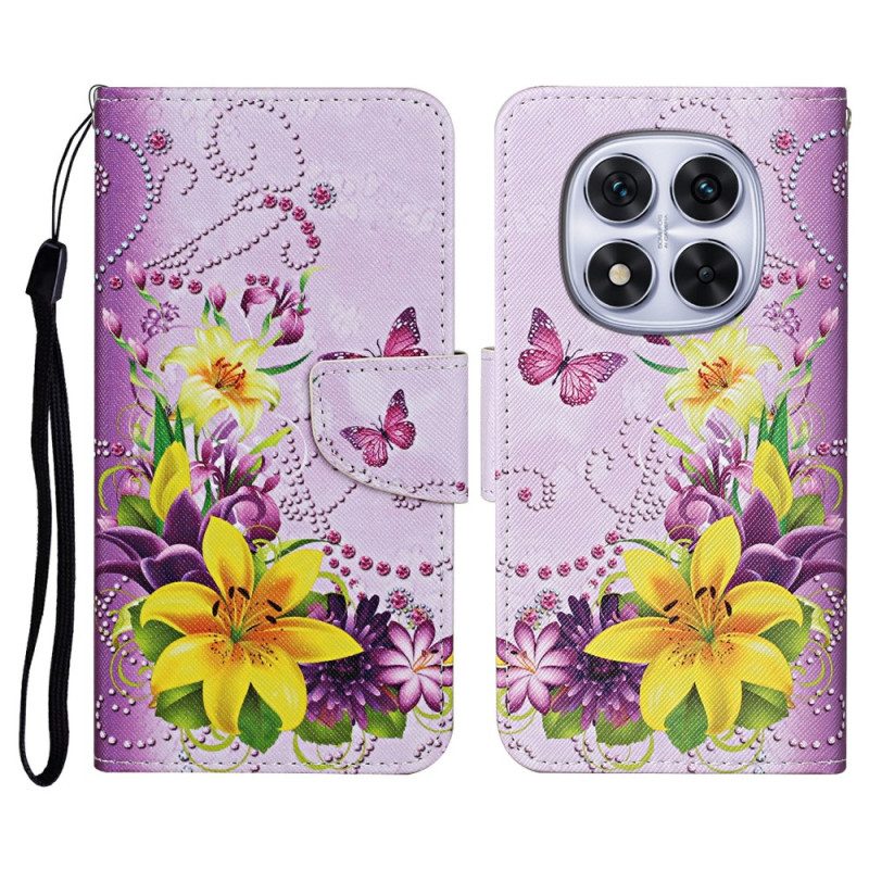 Fodral Xiaomi Redmi Note 14 Pro Plus 5g Gula Blommor