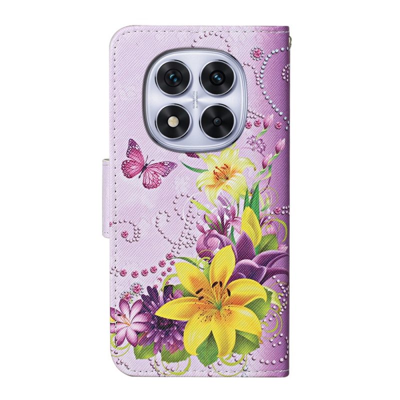 Fodral Xiaomi Redmi Note 14 Pro Plus 5g Gula Blommor