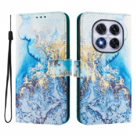 Fodral Xiaomi Redmi Note 14 Pro Plus 5g Havsmarmormönster