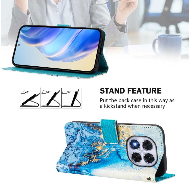 Fodral Xiaomi Redmi Note 14 Pro Plus 5g Havsmarmormönster
