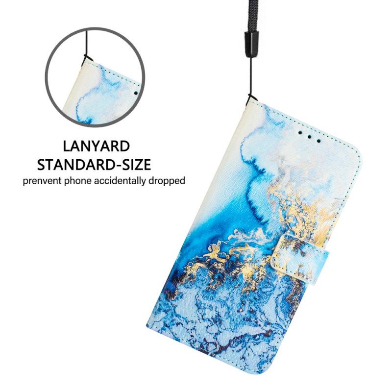 Fodral Xiaomi Redmi Note 14 Pro Plus 5g Havsmarmormönster
