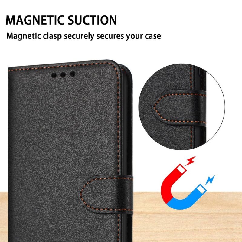 Fodral Xiaomi Redmi Note 14 Pro Plus 5g Konstlädereffekt