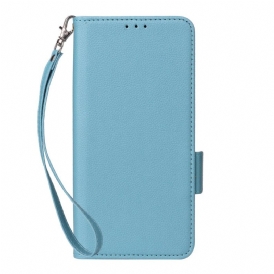Fodral Xiaomi Redmi Note 14 Pro Plus 5g Texturerad Yta Med Rem