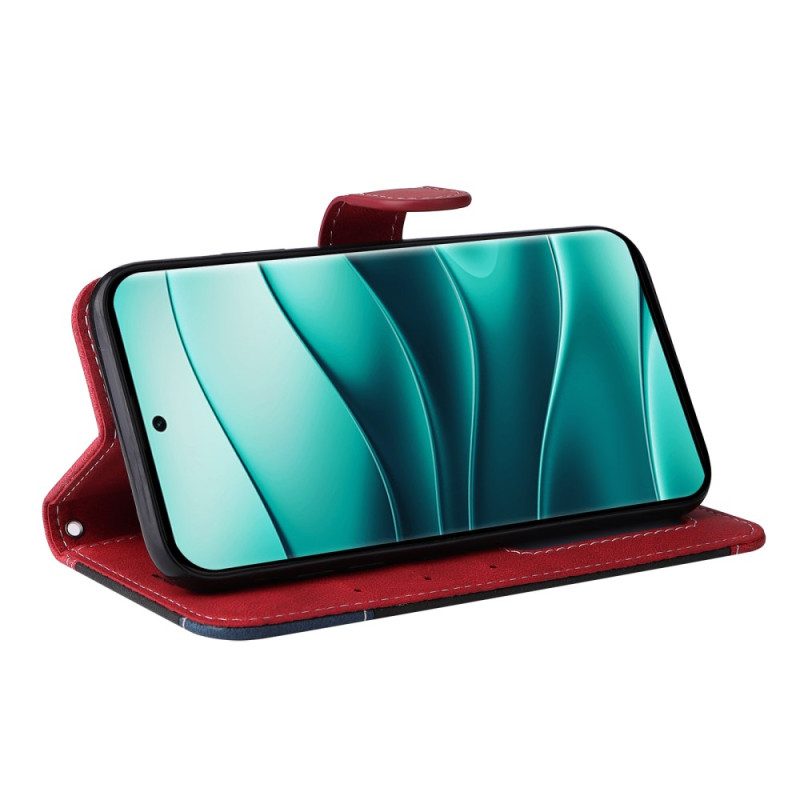 Fodral Xiaomi Redmi Note 14 Pro Plus 5g Trefärgad Strap-on