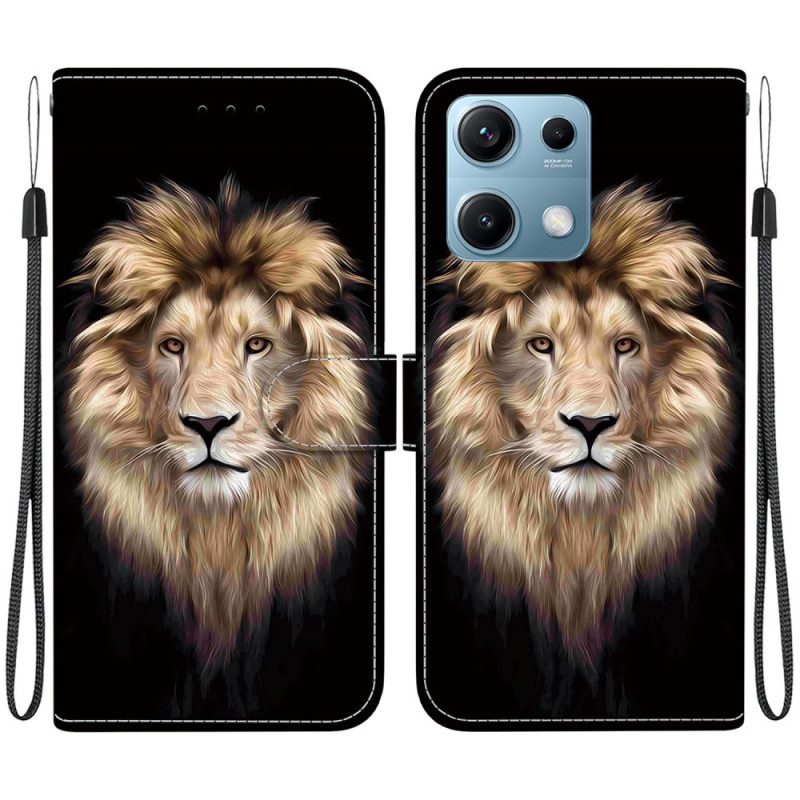 Fodral Xiaomi Redmi Note 14s Lejonmönster