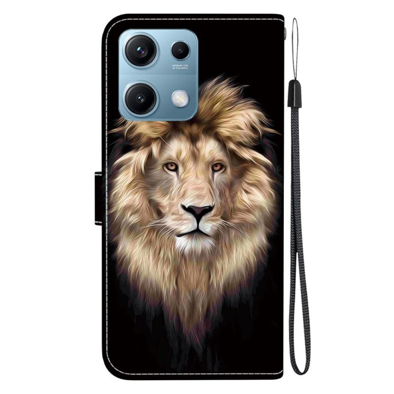 Fodral Xiaomi Redmi Note 14s Lejonmönster
