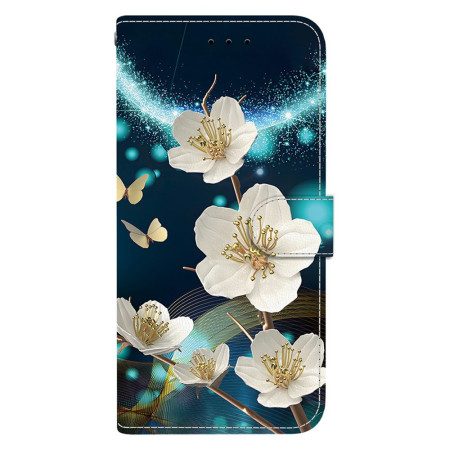 Fodral Xiaomi Redmi Note 14s Magnoliamönster