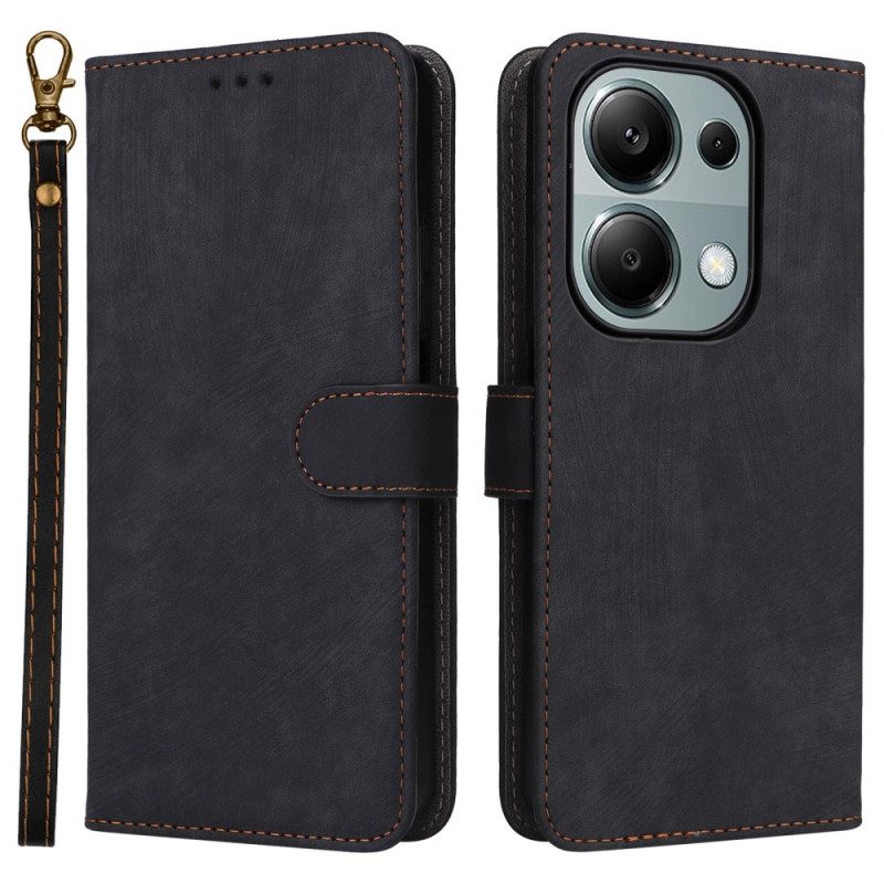 Fodral Xiaomi Redmi Note 14s Med Handledsrem Och Rfid-skydd