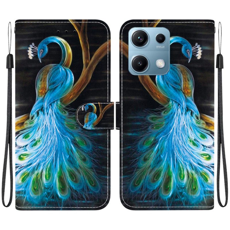 Fodral Xiaomi Redmi Note 14s Påfågelmönster