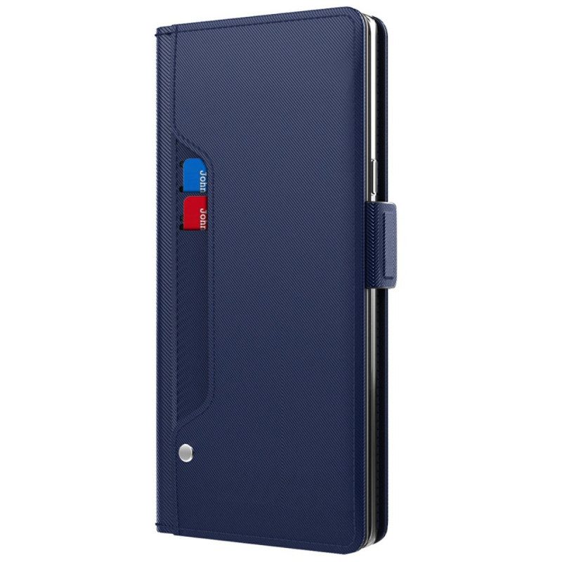 Fodral Xiaomi Redmi Note 14s Spegel Och Avtagbar Korthållare