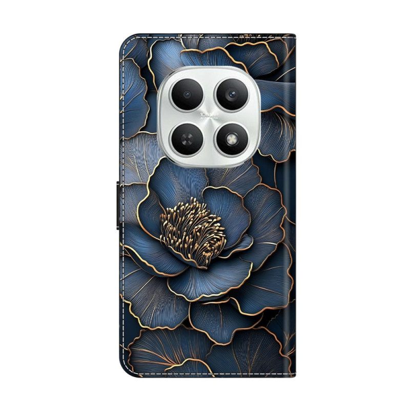 Fodral Xiaomi Redmi Note 15 5g Blå Och Guldpion
