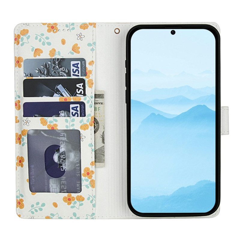 Fodral Xiaomi Redmi Note 15 5g Blommig Rem
