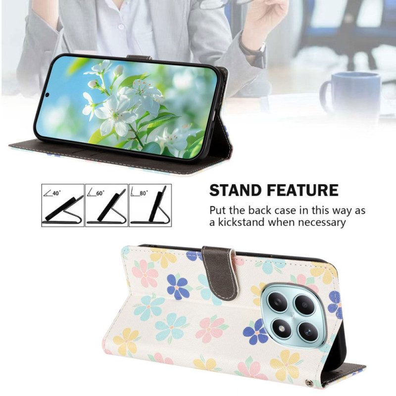 Fodral Xiaomi Redmi Note 15 5g Färgglada Blommor