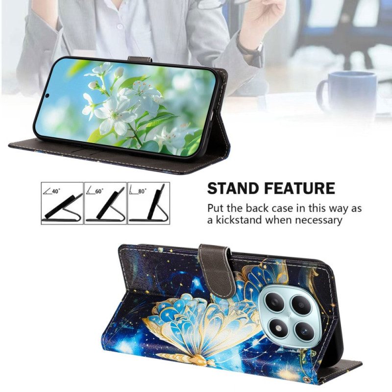 Fodral Xiaomi Redmi Note 15 5g Fjäril Med Stjärnor